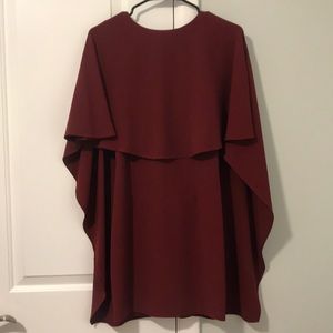 Best is Yet to Come Burgundy Backless Dress